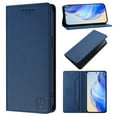 thumbnail image 1 of Dteck Flip Wallet Case for Google Pixel 8, Strong Magnetic Closure PU Leather Folio Cover with Card Holder Kickstand, TPU Shockproof Durable Protective Phone Cover,Dark Blue, 1 of 8