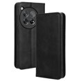 thumbnail image 1 of Dteck Flip Wallet Case for OnePlus 12R 5G, [3 Card Slots][Stand Function] PU Leather Shockproof Protective Case Magnetic Closure Phone Cover for OnePlus 12R 5G 2024,Black, 1 of 7