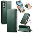 thumbnail image 1 of Dteck Flip Wallet Case for Samsung Galaxy A55,Leather Magnetic Folio Cover with Card Holder Kickstand Shockproof TPU Full Body Protective Phone Case,Green, 1 of 7