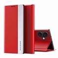 thumbnail image 1 of Dteck Flip Wallet Case for iPhone 16 Plus Phone Case, PU Leather PC Bumper Magnetic Folio Kickstand Cover for Boy Girl Women Men, Red, 1 of 8