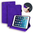 thumbnail image 1 of Dteck Folio Case for 9.7" iPad 6th Gen/iPad 5th Gen/iPad Air 2/iPad Air 1st Gen/iPad Pro, Embossed PU Leather Folio Flip Wallet Case Kickstand Auto Wake Sleep Cover with Pencil Holder,Purple, 1 of 9