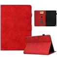 thumbnail image 1 of Dteck Folio Case for Fire HD 10 & Fire HD 10 Plus Tablet (11th generation, 2021 Release), Lightweight Embossed Butterfly PU Leather Flip Stand Cover with Card Slots,Red, 1 of 6
