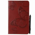 thumbnail image 1 of Dteck Folio Case For Samsung Galaxy Tab A 10.1, Premium Leather Stand Cover Auto Wake/Sleep For Tab A 10.1 (No S Pen Version SM-T580/T585/T587) - red, 1 of 6