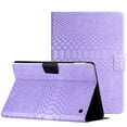 thumbnail image 1 of Dteck Folio Case for Kindle Fire HD 10 11th Generation / HD 10 Plus 2021, Slim Lightweight Crocodile Pattern Flip Stand 10.2 Inch iPad Cover with Auto Wake Sleep,Purple, 1 of 5
