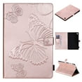 thumbnail image 1 of Dteck Folio Case for Lenovo Tab M10 FHD Plus 10.3 inch TB-X606F, Embossed Butterfly PU Leather Folio Stand Case with Card Holders Cover Auto Wake Sleep,Rosegold, 1 of 5