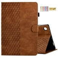 thumbnail image 1 of Dteck Folio Case for Samsung Galaxy Tab A8 10.2 Inch SM-X200/X205/X207, Auto Wake Sleep Smart Case PU Leather Slim Flip Stand Cover with Card Slots Multi-Angle Viewing, Brown, 1 of 5