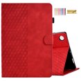 thumbnail image 1 of Dteck Folio Case for Samsung Galaxy Tab A8 10.2 Inch SM-X200/X205/X207, Auto Wake Sleep Smart Case PU Leather Slim Flip Stand Cover with Card Slots Multi-Angle Viewing, Red, 1 of 5