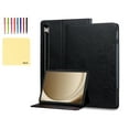 thumbnail image 1 of Dteck Folio Case for Samsung Galaxy Tab S10 FE Plus 13.1" 2025 Released, Shockproof Premium PU Leather Multiple Angles Stand Cover with Card Slots Case, Black, 1 of 7