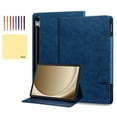 thumbnail image 1 of Dteck Folio Case for Samsung Galaxy Tab S10 FE Plus 13.1" 2025 Released, Shockproof Premium PU Leather Multiple Angles Stand Cover with Card Slots Case, Darkblue, 1 of 7