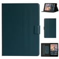 thumbnail image 1 of Dteck Folio Case for Kindle Fire HD10 (2019/2017/2015 release), Slim Fit Book Cover Design Multi-Angle Stand PU Leather Case Cover, Deep Green, 1 of 5