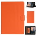 thumbnail image 1 of Dteck Folio Case for Kindle Fire HD10 (2019/2017/2015 release), Slim Fit Book Cover Design Multi-Angle Stand PU Leather Case Cover, Orange, 1 of 5