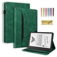 thumbnail image 1 of Dteck Folio Case for Kindle Scribe (2022 Release) 10.2 Inch - PU Leather Wallet Flip Stand Cover with Card Slots,Green, 1 of 8