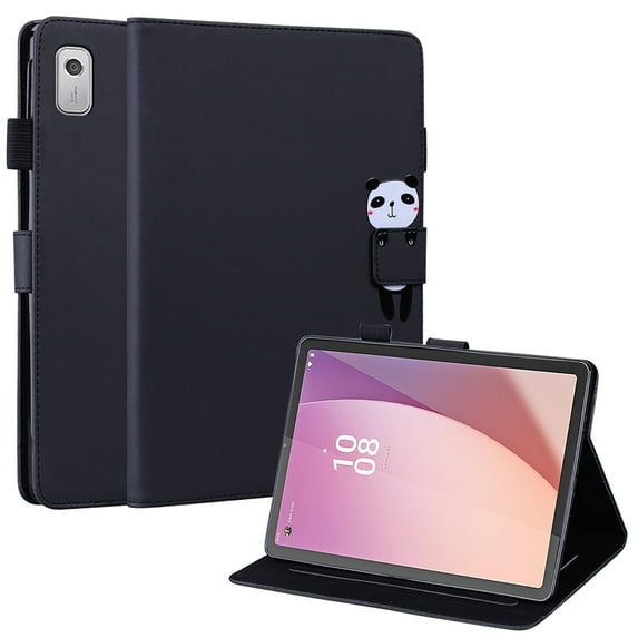 Dteck Folio Case for Lenovo Tab M11 11" 2024 TB330FU,Multi-Angle Viewing Protective Stand Cover with Pencil Holder & Card Holder,Black