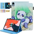 thumbnail image 1 of Dteck Folio Case for iPad 10th Generation 2022, Multi-Angle Stand Auto Wake Sleep Smart Cover w/Pencil Holder & Card Slots for Apple iPad 10th Gen 10.9 inch, Cute Panda, 1 of 5
