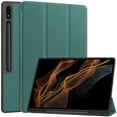 thumbnail image 1 of Dteck Folio Flip Case for Samsung Galaxy Tab S9 Ultra 2023 14.6 Inch (Model SM-X910/X916/X918) with Built-in S Pen Holder - Slim Stand Smart Cover with Auto Sleep/Wake , Darkgreen, 1 of 9