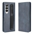 thumbnail image 1 of Dteck Folio Flip Case for Samsung Galaxy Z Fold4 with S Pen Slot, Full Body Shockproof Cover,Blue, 1 of 5