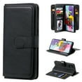 thumbnail image 1 of Dteck Folio Wallet Case For Samsung Galaxy A71 Model SM-A715 (not fit A71 5G), [ 9 Cedit Card Slots & Cash Pocket] Soft PU Leather Magnetic Case with Stand, Multi-function Purse Phone Case, Black, 1 of 9