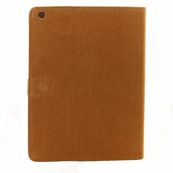 Dteck For Apple Air Soft Slim Smart Luxury Leather Holder Card Slots Wallet Case Cover Lightbrwon