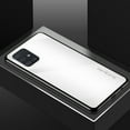 thumbnail image 1 of Dteck For Samsung Galaxy A71 4G (6.7-inch) Shockproof Luxury Tempered Glass Back Soft TPU Border Bumper Phone Case Slim Cover (without Screen Protector),White, 1 of 1