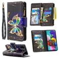 thumbnail image 1 of Dteck For Samsung Galaxy A71 4G Magnetic Patterned Leather Wallet Zipper Card Holder Stand Shockproof Case Cover ,Big Butterfly, 1 of 5