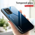 thumbnail image 1 of Dteck For Samsung Galaxy Note 20 Case Shockproof Luxury 9H Tempered Glass Back Soft TPU Bumper Border Phone Case Slim Protective Cover, black, 1 of 7