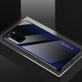 thumbnail image 1 of Dteck For Samsung Galaxy S20 6.2" Luxury 9H Tempered Glass+PC Panel+Soft TPU Border Back Phone Case Slim Cover ,Darkblue, 1 of 1