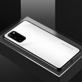 thumbnail image 1 of Dteck For Samsung Galaxy S20 Ultra 6.9" Luxury 9H Tempered Glass+PC Panel+Soft TPU Border Back Phone Case Slim Cover ,White, 1 of 1