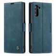 thumbnail image 1 of Dteck For Samsung Note 10 CaseMe Slim PU Leather Flip Magnet Case Cover Retro Style Frosted Lightweight Protective Shell Holster, blue, 1 of 4