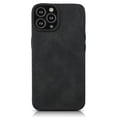 thumbnail image 1 of Dteck For iPhone 11 Pro Max (6.5 inch),Slim Soft Rubber Shockproof Synthetic Leather Case Cover,Black, 1 of 5