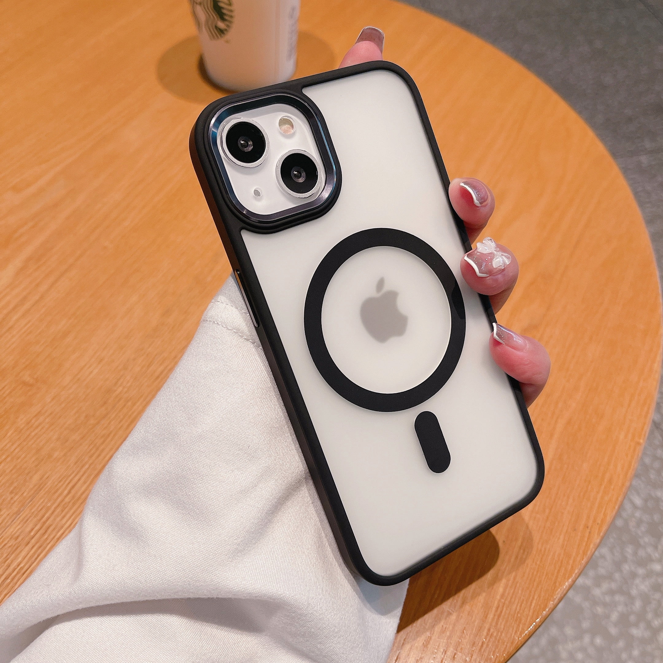 Dteck For iPhone 11 Pro Max,Shockproof Slim Metal Matte Magnetic