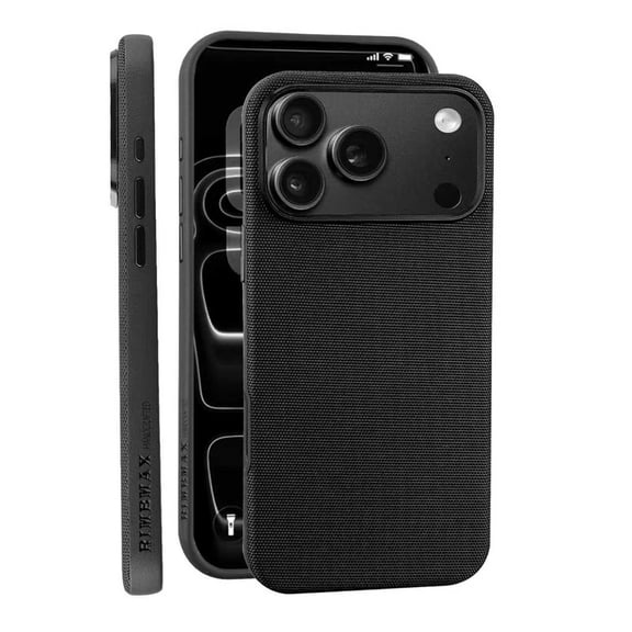 Dteck For iPhone 12 Pro Magnetic Back Case, Shockproof Anti-Scratch Wireless Charging Ultra Slim Lightweight Non-Slip Cover, Black
