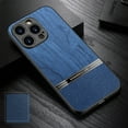 thumbnail image 1 of Dteck For iPhone 13 Pro 6.1 inch Natural Wood Grain Case,Anti-Fingerprint Rugged Protection TPU Bumper Shockproof Anti-Scratch Slim Phone Case Cover.For iPhone 13 Pro,Blue, 1 of 7