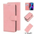 thumbnail image 1 of Dteck For iPhone 16 Plus Wallet Pocket Case, Shockproof PU Leather Flip Wallet Case Cover with Card Slot Holder Kickstand Protective Phone Case, Pink, 1 of 6