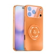 thumbnail image 1 of Dteck For iPhone 17 Pro Back Cover with Magnetic Rotate Kickstand, Shock-Absorbent PC+TPU Slim Lightweight Non-Slip Basic Protective Case, Orange, 1 of 8
