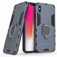 thumbnail image 1 of Dteck For iPhone Xs Max 6.8 inch Case, [Magnetic Car Mount] Heavy Duty Armor Protective Rugged 2 in 1 Shock-Absorbing Case with 360 Degree Rotation Ring， Navyblue, 1 of 11