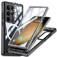 thumbnail image 1 of Dteck Full Body Case with Camera Lens Protector for Samsung Galaxy S24 Ultra,Magnetic TPU Case Built-in Screen Protector Compatible with MagSafe Shockproof Cover,Black, 1 of 7