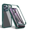thumbnail image 1 of Dteck Full Body Protection Case for iPhone 16 Pro Max,Slim Transparent Case Built-in Screen Protector Shockproof TPU + PC Back Cover for iPhone 16 Pro Max,Darkgreen, 1 of 7