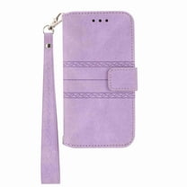 Dteck for Galaxy A13 5G Wallet Case, Samsung A13 5G Case Wallet, PU Leather Flip Protective Cover with Kickstand Wrist Strap Card Holder Slots for Samsung Galaxy A13 5G,Lightpurple
