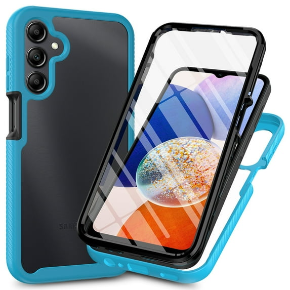 Dteck for Galaxy A16 5G Phone Case, Galaxy A16 5G Case with Built-in Screen Protector, Shockproof Rugged Phone Cover Full Body Heavy Duty Protection for Samsung Galaxy A16 5G/A16,Blue