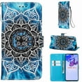 thumbnail image 1 of Dteck Galaxy A21 6.5 inch Case 3D Full Stylish Wallet Credit Cards Slot with Stand PU Leather Shockproof Flip Magnetic Case for Samsung Galaxy A21 (2020), Flower*, 1 of 1