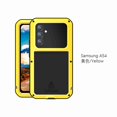 thumbnail image 1 of Dteck Galaxy A54 5G Case, Galaxy A54 5G Metal Phone Case, Aluminum Metal Shockproof Bumper Frame Case Soft Rubber Silicone Military Heavy Duty Hard Case for Samsung Galaxy A54 5G 2023,Yellow, 1 of 8
