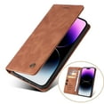 thumbnail image 1 of Dteck for Galaxy S22 Ultra Case, Premium Soft PU Leather Cover TPU Bumper with Card Holder Kickstand Magnetic Adsorption Flip Wallet Case for Samsung Galaxy S22 Ultra 5G,Brown, 1 of 6