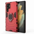 thumbnail image 1 of Dteck Galaxy S22 Ultra Case,Samsung S22 Ultra Cover Military Grade Shockproof Heavy Duty Phone Case Drop Protective with Magnetic Ring Kickstand for Samsung Galaxy S22 Ultra, Red, 1 of 4