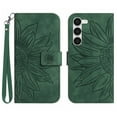thumbnail image 1 of Dteck for Galaxy S23 FE Phone Case Wallet with Credit Card Slots Holder, Women Embossed PU Leather Flip Folio Protective Case with Wrist Strap for Samsung Galaxy S23 FE 5G,Green, 1 of 8