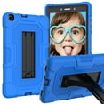 thumbnail image 1 of Dteck Galaxy Tab A 8.0 2019 Case, Dual Layer Hybrid Rugged Shockproof Case Kickstand Hard Protective Cover for Samsung Galaxy Tab A 8.0 inch 2019 Model SM-T290/T295, Blue, 1 of 7