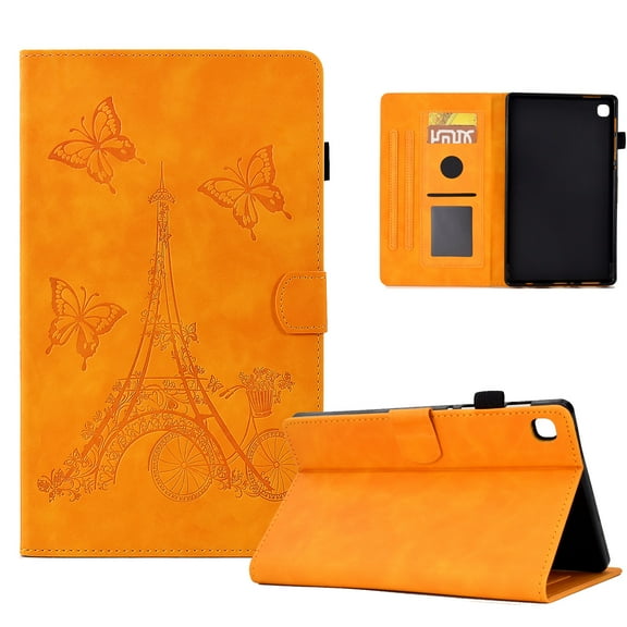 Dteck Galaxy Tab A 8.0 Inch 2019 (SM-T290/SM-T295), PU Leather Folio Stand Wallet Case Cover with Pen Holder for Samsung Galaxy Tab A 8.0 2019 Release,Khaki