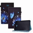 thumbnail image 1 of Dteck Galaxy Tab A 10.1 2016 Case PU Leather Wallet Auto Sleep/Wake Magnetic Slim Fit Folio Shock Absorption Case Cover for Samsung Galaxy Tab A 10.1(SM-T580/T585), Flower & Butterfly, 1 of 9