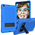thumbnail image 1 of Dteck Galaxy Tab A 10.1 2019 Case, Dual Layer Hybrid Rugged Shockproof Case Kickstand Hard Protective Cover for Samsung Galaxy Tab A 10.1 inch 2019 Model SM-T510/T515, Blue, 1 of 7