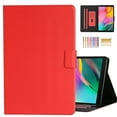 thumbnail image 1 of Dteck Galaxy Tab Tab A 10.1 2019 Case, Multiple Angle Stand Case Fit Samsung Galaxy Tab A 10.1 Inch 2019 Model SM-T510 / T515 Tablet, Built-in Card Slots, Red, 1 of 9