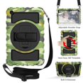 thumbnail image 1 of Dteck Galaxy Tab A 10.1 2019 Case with Screen Protector, 360° Rotatable Kickstand with Hand Strap Shoulder Strap 3 in 1 Shockproof Case for Samsung Galaxy Tab A 10.1 2019 SM-T510 T515, Camouflage, 1 of 7